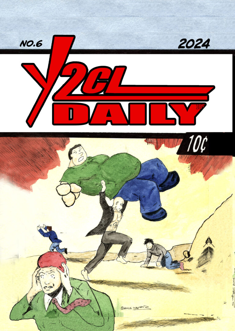 y2cl-Daily cover homage to Action Comics #1